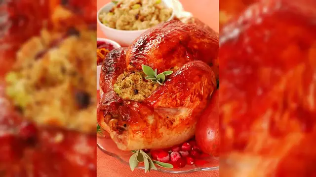 Video thumbnail for Thanksgiving Turkey with Stuffing
