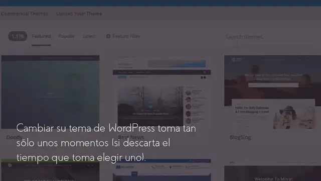 Video thumbnail for Cómo Cambiar el Tema de WordPress (Sin Romper Su Sitio)