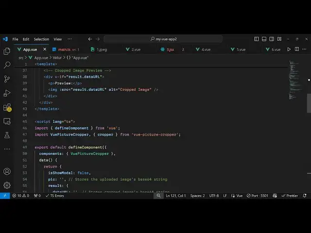 Video thumbnail for Build a Vue.js 3 Modal Image Cropper With Live Preview Using vue-picture-cropper in TypeScript