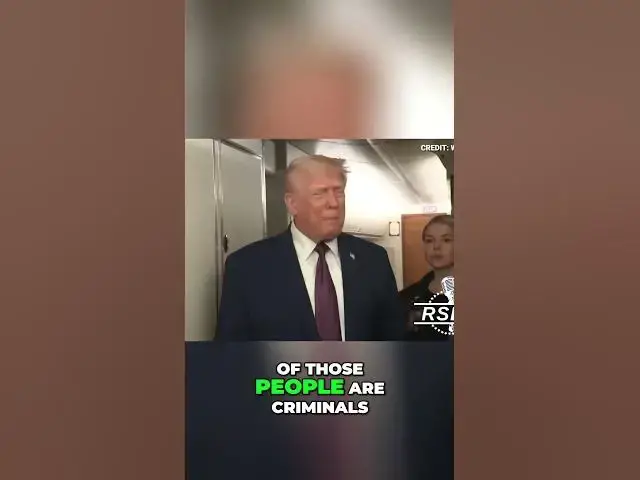 Video thumbnail for Trump's Border Claims: Biden's Immigration Failures & Criminals OUT! #shorts
