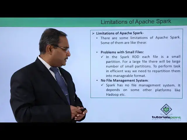 'Video thumbnail for Limitations of Apache Spark'