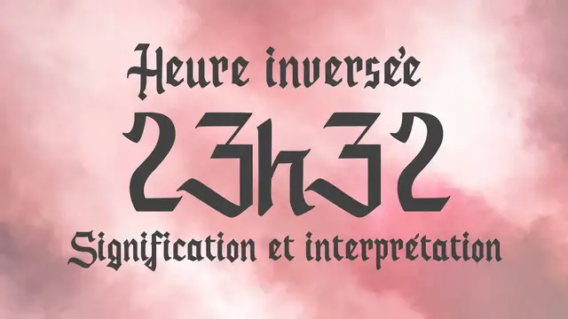 Video thumbnail for 💮 HEURE INVERSÉE 23h32 - Signification et Interprétation angélique