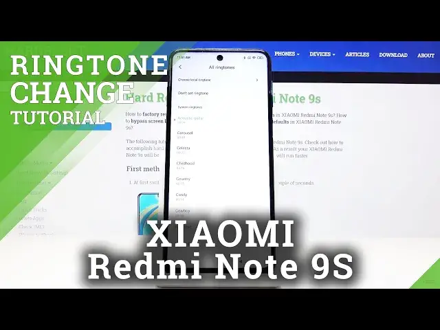 Video thumbnail for How to Change Ringtone in XIAOMI Redmi Note 9s – Sound Settings