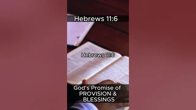 Video thumbnail for 1111 GOD'S MESSAGE OF PROVISION: Hebrews 11:6 (God's Promise of PROVISION & BLESSINGS)