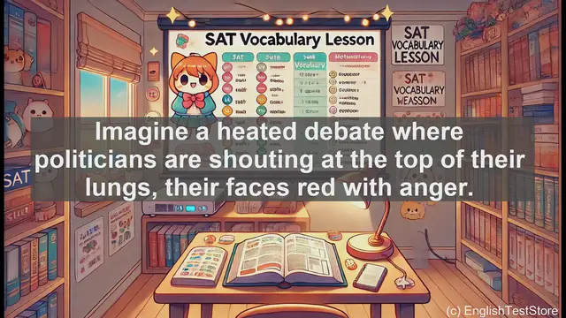 Video thumbnail for 5000 Must Know SAT Vocabulary - Vociferate: Mastering a Powerful SAT Vocabulary Word