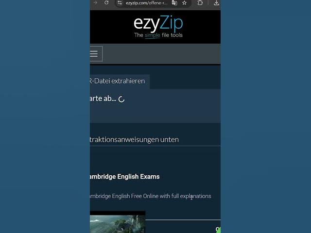 Video thumbnail for 📦 RAR-Dateien im Browser extrahieren | Keine Softwareinstallation erforderlich