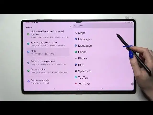 'Video thumbnail for Samsung Galaxy Tab S8 Ultra - How To Change Apps Permissions'