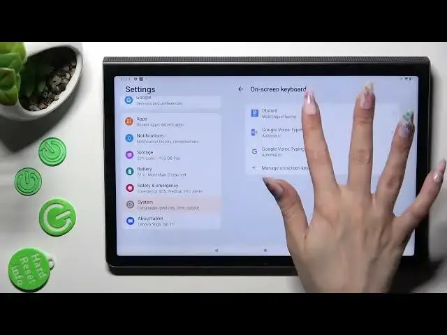 Video thumbnail for How to Enter Text Correction Options on Lenovo Yoga Tab 11 - Manage Typing Options