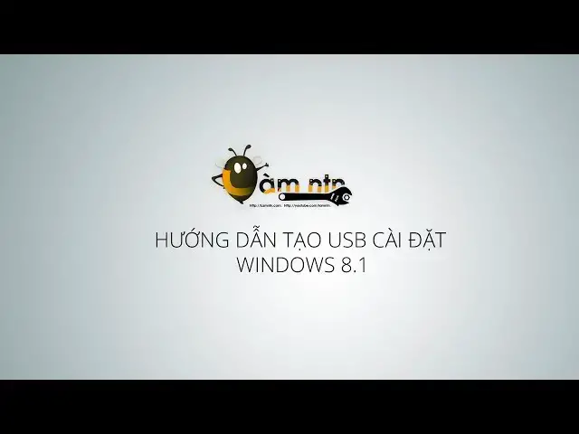Video thumbnail for Hướng dẫn tạo USB cài đặt Windows 8.1