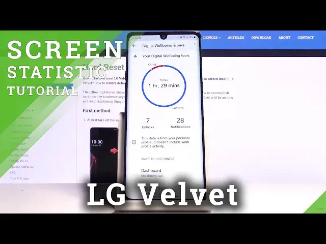 Video thumbnail for How to Check Total Screen Time on LG VELVET – Check Phone Usage Statistics