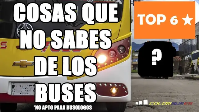 'Video thumbnail for 😱 Seguro no sabes esto de los BUSES 🚌  - ❌ Video No apto para busologos 🚫'