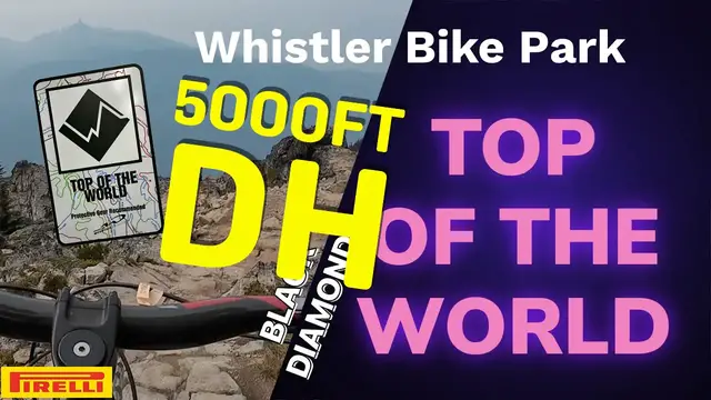 'Video thumbnail for Riding Whistler's Top Of The World black trail'