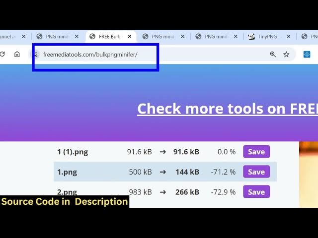 Video thumbnail for Build a Bulk PNG Image Compressor & Optimizer Editor in Browser Using UPNG.js Library in JS