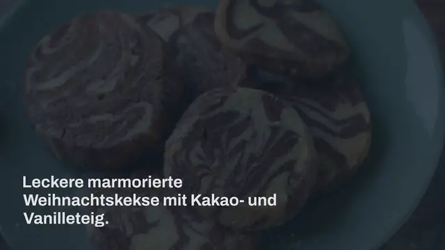 Video thumbnail for Marmor-Heidesand – wunderschöne Weihnachtskekse