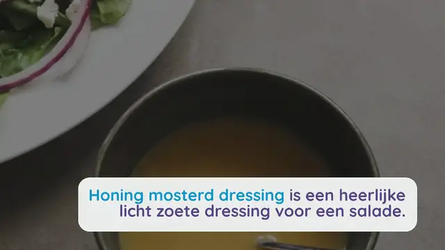 Video thumbnail for Honing mosterd dressing