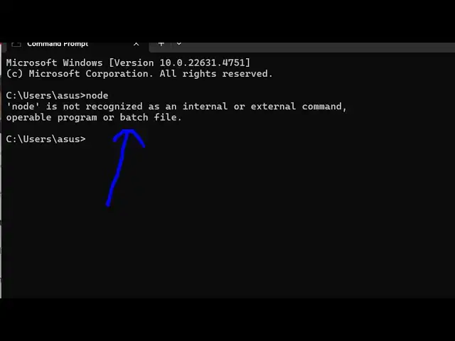 Video thumbnail for [Solved] Node is not recognized as an internal and external command Error
