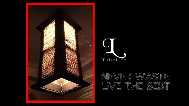 Video thumbnail for DIY ceiling lampshade Made with Jute Yarn | Easy Handmade DIY | Life hacks idea | TubeLife
