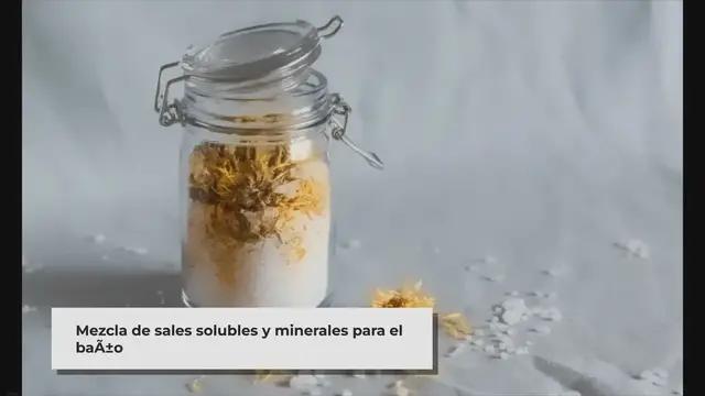 Video thumbnail for ▷ 31 recetas caseras de sales de baño que puedes hacer tú mismo fácilmente