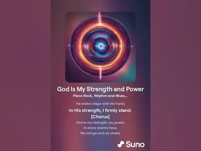 Video thumbnail for God Is My Strength and Power - Uplifting Worship Song