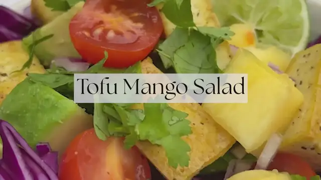 Video thumbnail for Tofu Mango Salad
