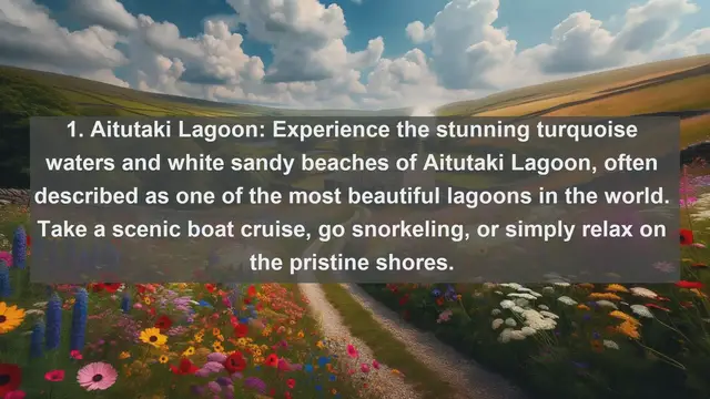 Video thumbnail for "Discover the Enchanting Beauty of the Cook Islands: Top 10 Must-Visit Attractions"