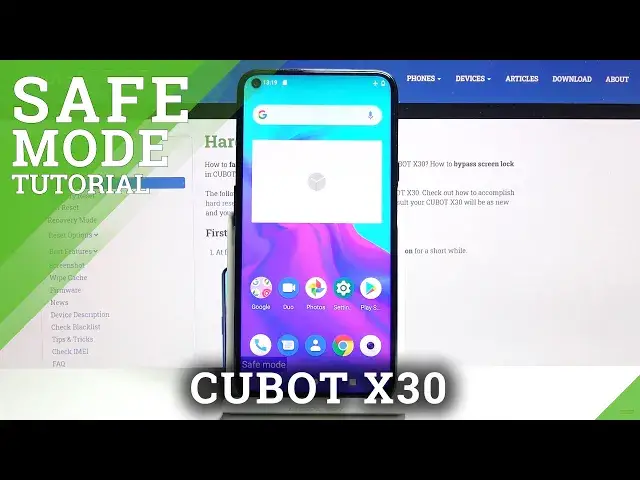 'Video thumbnail for How to Enable Safe Mode in CUBOT X30 – Diagnostic Mode'