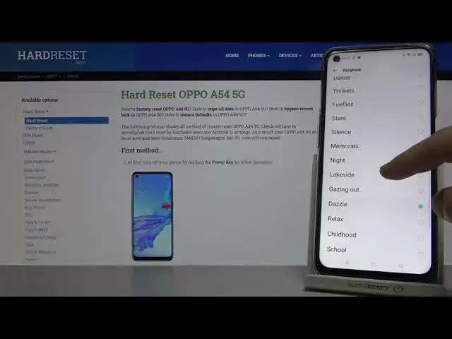 Video thumbnail for Alarm Tones on OPPO A54 5G – Available Sounds of Alarms