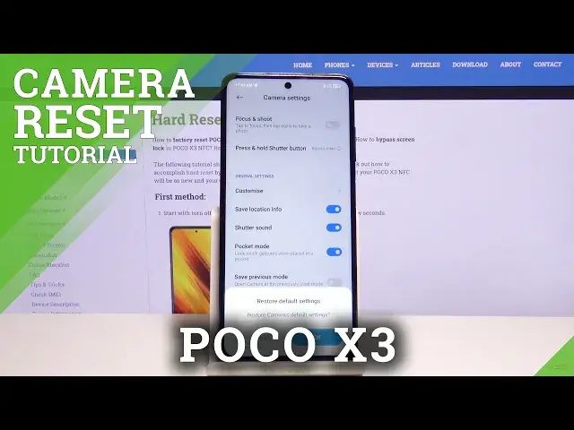 'Video thumbnail for How to Reset Camera Settings in POCO X3 – Restore Camera Defaults'