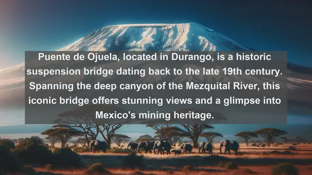 Video thumbnail for Discovering Mexico's Architectural Wonders: Top 10 Famous Bridges Across the Country