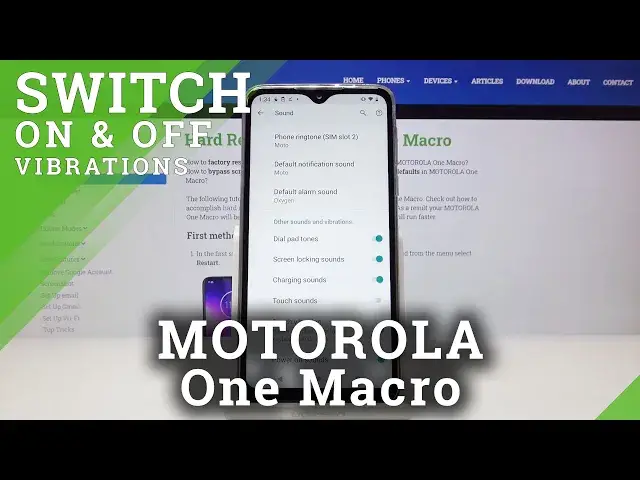 'Video thumbnail for How to Enter Vibration Settings in MOTOROLA One Macro – Change Vibration Pattern'