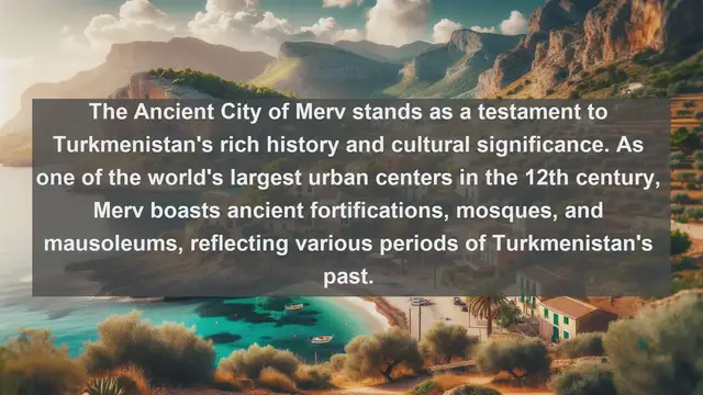 Video thumbnail for Unveiling Turkmenistan's Architectural Treasures: Top 10 Landmarks Revealed