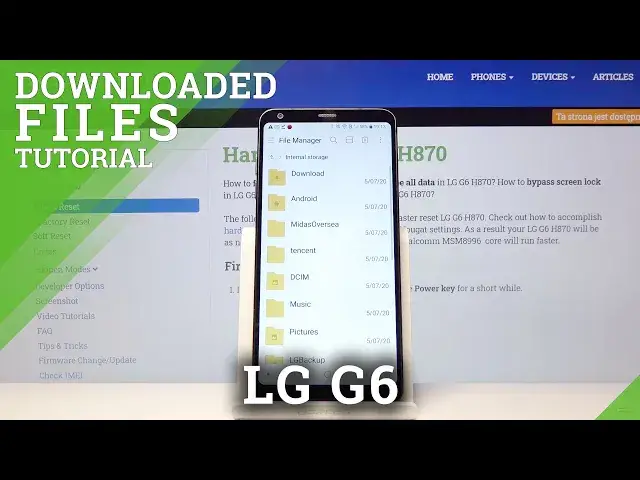 Video thumbnail for Where is Download Folder in LG G6 - Locate Downloaded Files