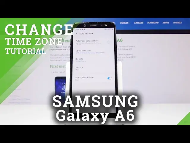 Video thumbnail for How to Set Up Time Zone in Samsung Galaxy A6 - Change Date & Time