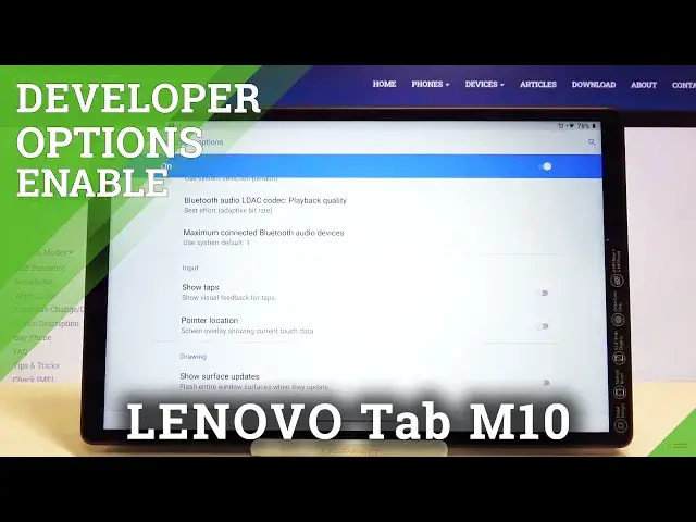Video thumbnail for How to Enter Developer Mode in LENOVO Tab M10 – Enable Advanced Settings