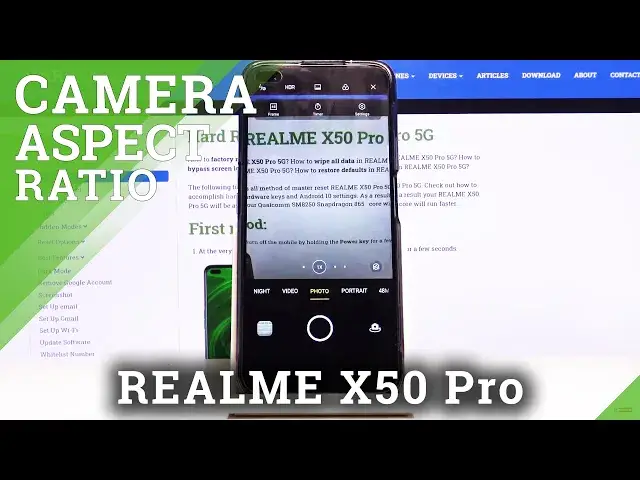 Video thumbnail for How to Change Camera Aspect Ratio in Realme X50 Pro – Set Up Camera Settings