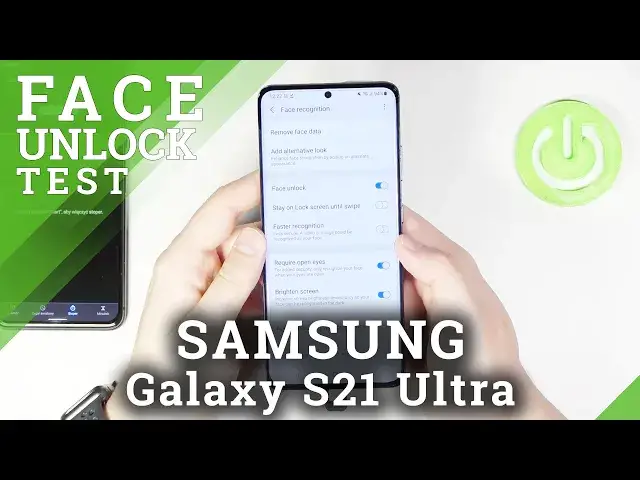 'Video thumbnail for Samsung Galaxy S21 Ultra - Face Unlock Test (Faster vs Normal Face Recognition)'