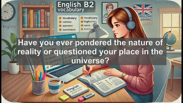 Video thumbnail for 1500 Must Know CEFR B2 Vocabulary - Understanding 'Existence': Meaning, Origins, and Usage