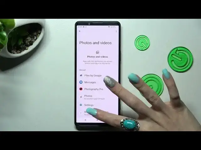 Video thumbnail for How to Access Apps Permissions in Sony Xperia 5 IV - Allow App Permission