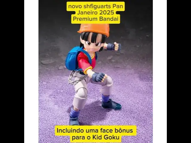 'Video thumbnail for Dragon Ball GT Bandai novo Shfiguarts Pan anunciada e detalhes! #dragonballgt #bandai #pan #dbgt'