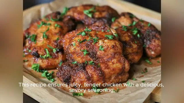 Video thumbnail for boneless chicken thigh recipe