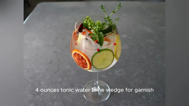 Video thumbnail for gin and tonic recipe