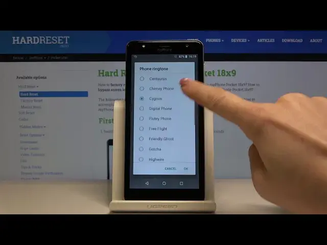 'Video thumbnail for How to Change Ringtone in myPhone Pocket - List of Tunes'