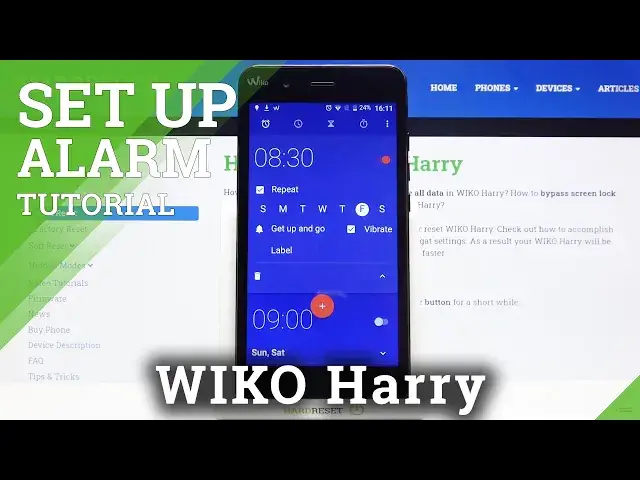 Video thumbnail for How to Set Up an Alarm Clock in Wiko Harry - Customize Alarm Settings