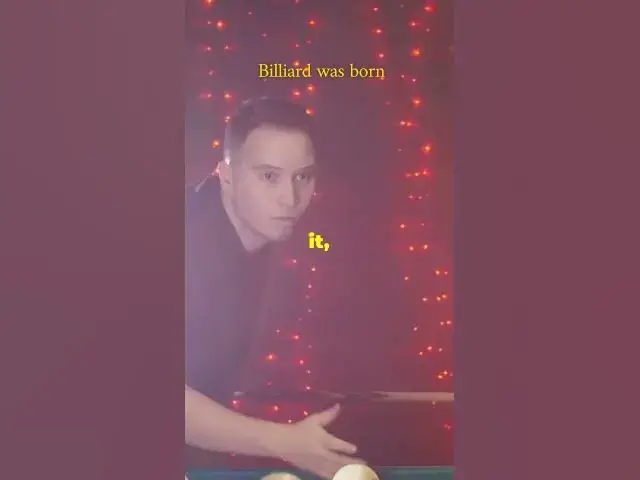 Video thumbnail for Billiard was born  #ball #sportsball #games #shorts