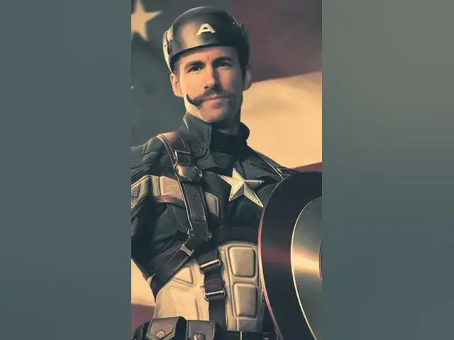 Video thumbnail for Ryan Reynolds Excited to play Captain America #ryanreynolds #captainamerica #parody