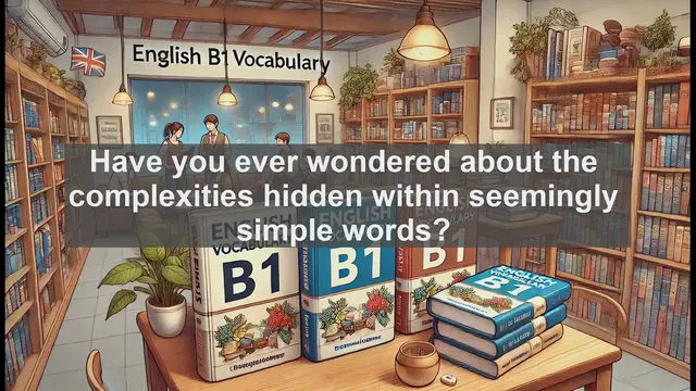 Video thumbnail for 2500 Must Know CEFR B1 Vocabulary - The Hidden Depth of 'Bye': A B1 English Exploration
