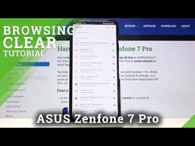 Video thumbnail for How to Clear Browsing Data in ASUS Zenfone 7 Pro – Remove History & Cookies