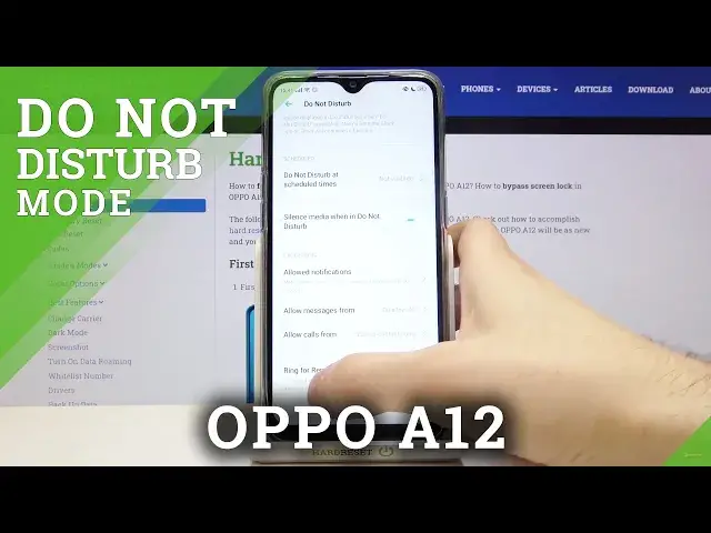 'Video thumbnail for How to Enable Do Not Disturb Mode on OPPO A12 – Customize Do Not Disturb Mode'