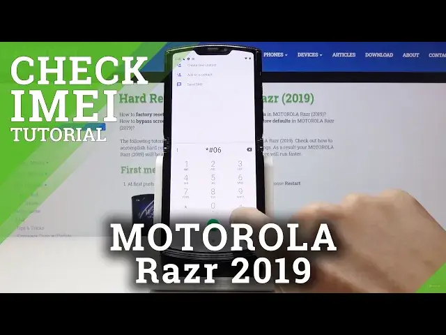 Video thumbnail for How to Locate IMEI & SN in MOTOROLA Razr 2019 – Check IMEI Info