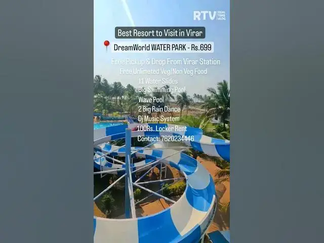 Video thumbnail for DreamWorld Water Park - VIRAR Mumbai #shorts #waterpark